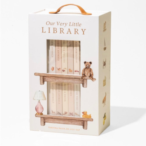 Our Very Little Library Board Book Set: A Foundational Language Vocabulary Board Book Set for Babies (Tabitha Paige Children's Book Series)