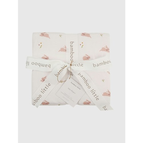 Bamboo Little Bunny Baby Blanket