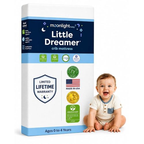 Moonlight Slumber Luxury Dreamer Crib Mattress with 6" CoolGel Memory Foam