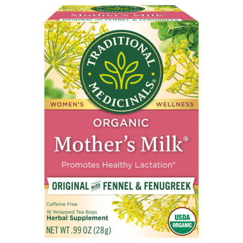 Traditional Medicinals Organic Caffeine Free Mother's Milk Herbal Tea Bags - 16 ct box | Stop & Shop