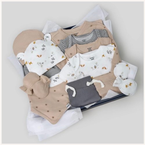 13-Piece Baby Neutral Safari Baby Essentials Gift Set – Gerber Childrenswear