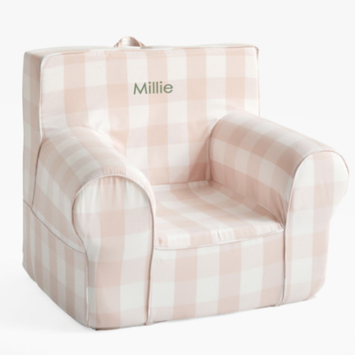 Kids Anywhere Chair®, Blush Buffalo Check
