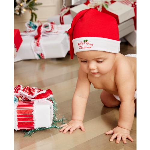 Baby's First Christmas 25 Stocking Hat - Newborn | Kissy Kissy