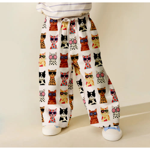 Baby & Kids Cat Pattern Pants