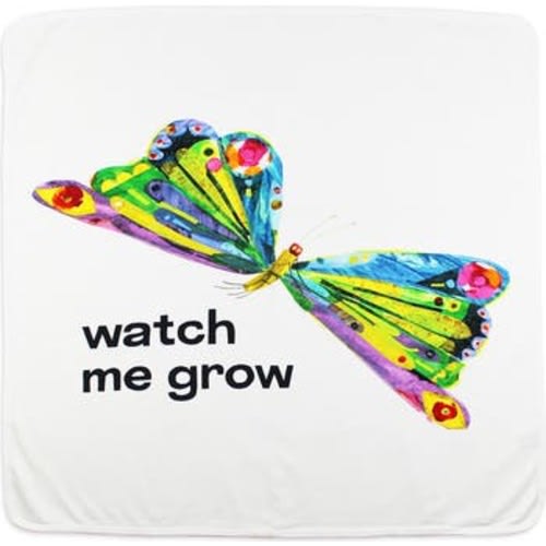 x 'The Very Hungry Caterpillar™' Print Organic Cotton Swaddle Blanket