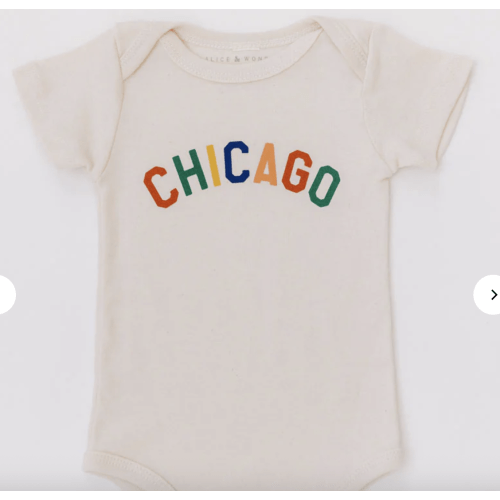 Sweet Home Chicago Onesie - Natural
