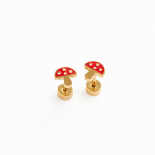 Pip Pop Post Mushroom Stud Earrings