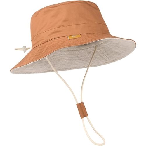 Baby Sun Hat for Boy Girl Toddler Summer Bucket Hat Kids Sun Protection Beach Hat Cotton Baby Hats