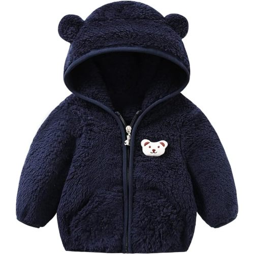 Tumaron Baby Boy Fleece Jacket Girl Winer Clothes Coat Toddler Boy'S Clothing Sweater