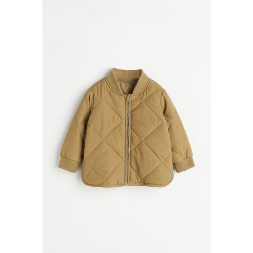 Quilted Bomber Jacket