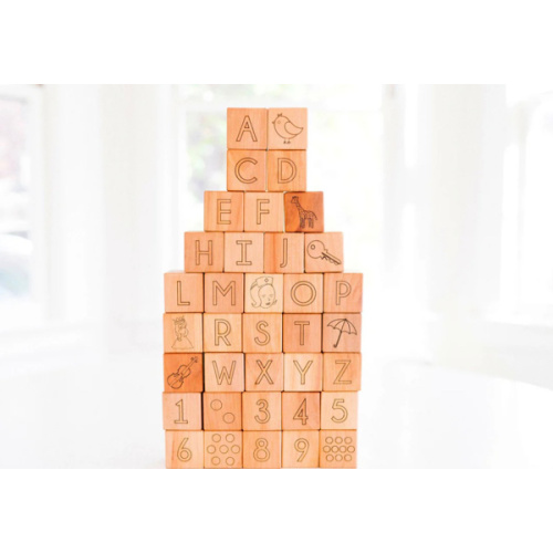 Deluxe ABC & 123 Blocks by Bannor Toys