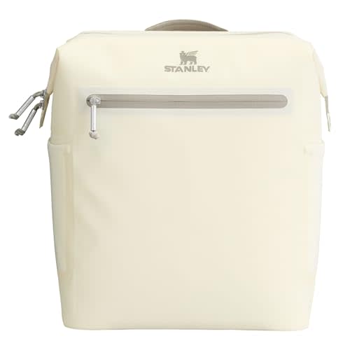 Stanley All Day Madeleine Backpack Soft Cooler 20 Can Cooler with Handle and Shoulder Straps Insulated Travel Bag with Zipper BPA-Free