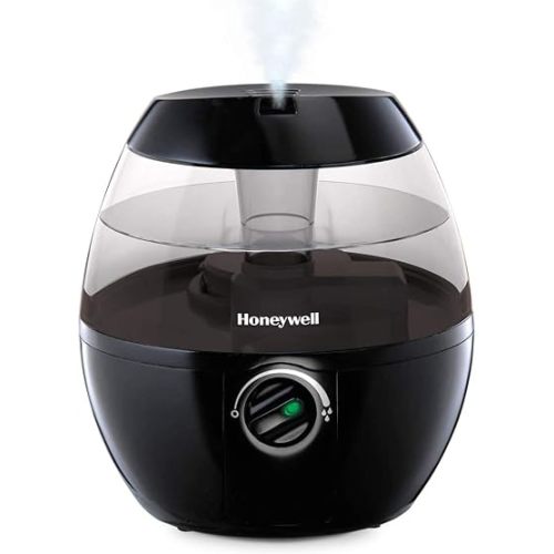Honeywell HUL520BC MistMate™ Ultrasonic Cool Mist Humidifier, Black, with Adjustable Mist Control, Auto Shut-off, Ultra Quiet Operation, Visible Cool Mist