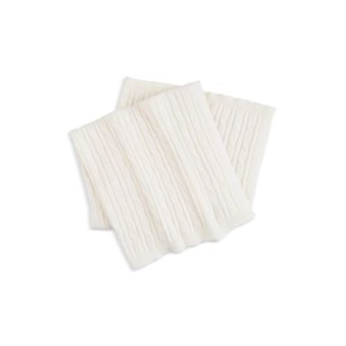 Bloomie's Unisex Cable Knit Cashmere Baby Blanket
