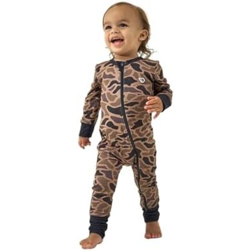 Burlebo Baby Zip Up – Soft Performance Fabric with Fold-Over Cuffs