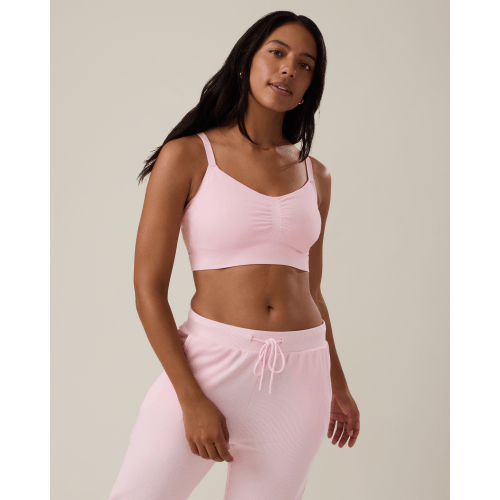 Sublime® Bamboo Hands-Free Pumping Lounge & Sleep Bra | Pale Pink - Kindred Bravely