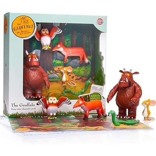 WOW! PODS Stuff The Gruffalo Story Time Family Pack Mini Play Figures | Official Toy Characters Set from The Julia Donaldson and Axel Scheffler Childrens Books and Films