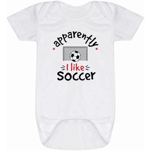 ChalkTalkSPORTS Soccer Baby Bodysuit - Infant One Piece - Snap Closure