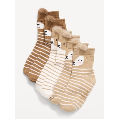 Critter Crew Socks 3-Pack for Toddler & Baby