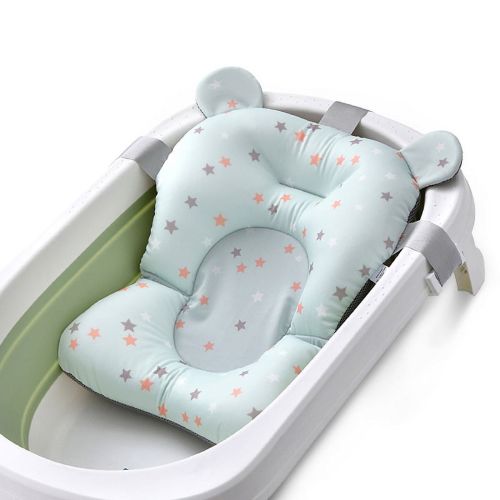 Baby Lounger, Baby Bath Portable Baby Shower Bed 100% Breathable & Hypoallergenic Cotton Newborn Lounger