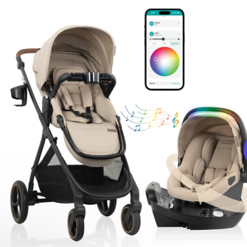 Evenflo Build your own custom Travel System! Shyft Intuiti+ Travertine & Revol – Evenflo® Company, Inc