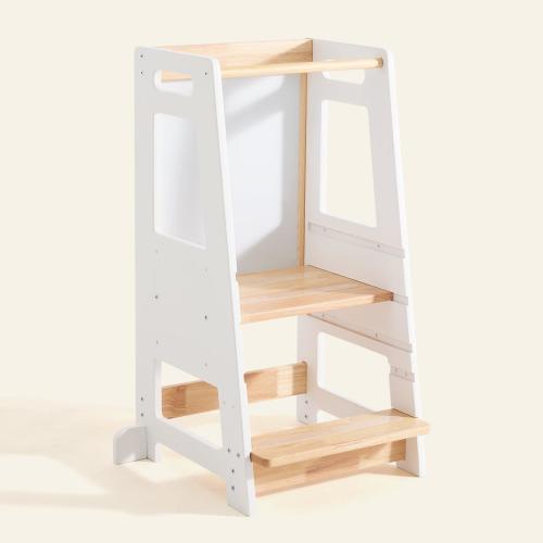 HARPPA Nordo | Safe & Stable Montessori Toddler Kitchen Wooden Tower - Perfect for Cooking & Learning, Counter Helper, Kitchen Tower, Gift for 2 Year Old