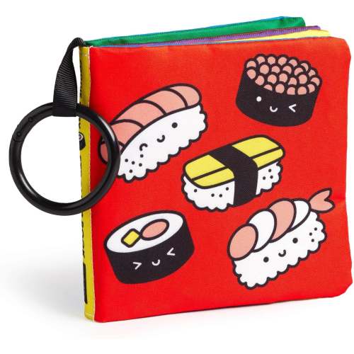 Mudpuppy Foodie Baby Crinkle Fabric Stroller Book