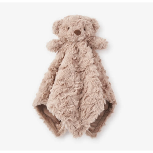 Plush Bear Baby Security Blanket