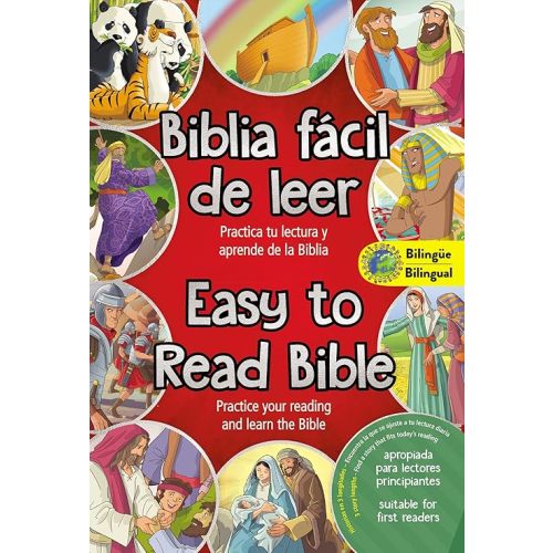 Easy to Read Bible (Bilingual) / La Biblia fácil de leer (Bilingüe): Practice your reading and learn the Bible (Spanish Edition) Hardcover – May 9, 2023