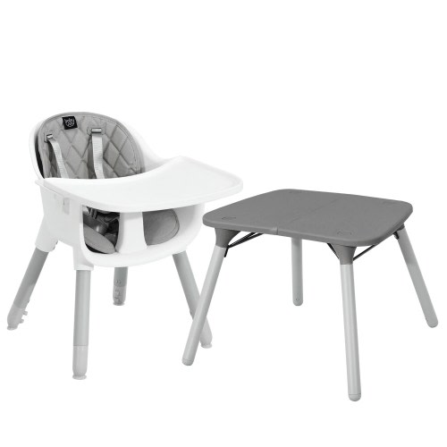 Babyjoy 4 in 1 Baby High Chair Convertible Toddler Table Chair Set - See Details