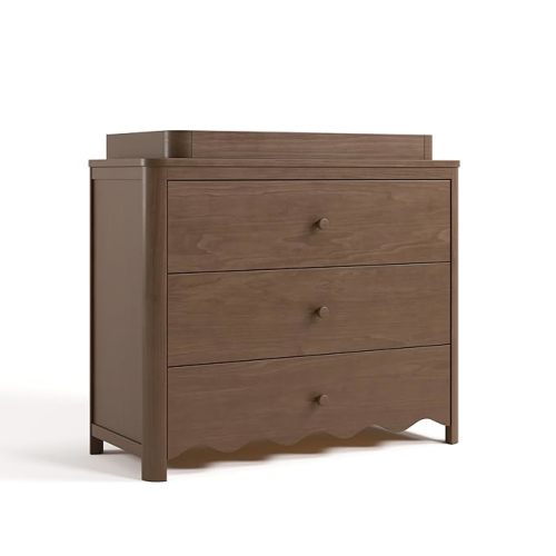 Storkcraft Casablanca 6 Drawer Dresser (Hazelnut) – GREENGUARD Gold Certified, Nursery & Kids' Bedroom with Spacious Storage, Safety Interlocking Drawer System, Easy Assembly with Pre-Installed Tracks