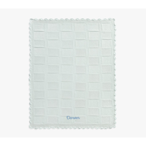 Cotton Knit Patchwork Organic Baby Blanket