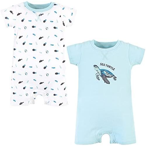 Touched by Nature baby-boys Organic Cotton Rompers