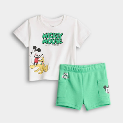 Baby Boy Jumping Beans® Disney's Mickey Mouse 2-Piece Tee & Shorts Set