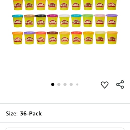 Amazon.com: Play-Doh Modeling Compound 36-Pack Case of Colors, Non-Toxic, 3 Oz Cans of Assort. Colors, Back to School Classroom Supplies, Preschool Toys, Ages 2+ (Amazon Exclusive) : Arts, Crafts & Sewing