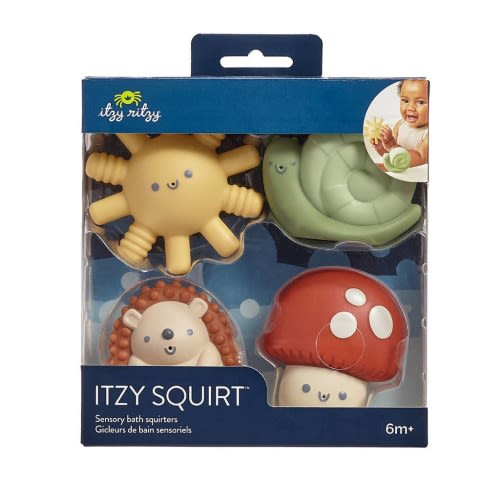 Itzy Squirt™ Soft Bath Toys - 4-pack