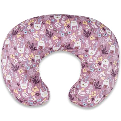 Nursing Pillow & Breastfeeding Pillow – Ergonomic C-Shape for Breastfeeding & Bottle Feeding, Standard Size Breathable with Washable Cover, Hypoallergenic,Tummy Time & Sitting Support (0-12Months)