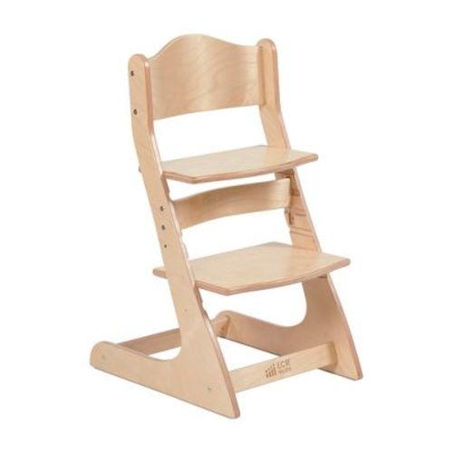 ECR4Kids Grows with Me Chair, Natural