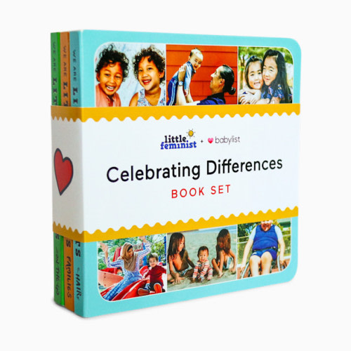 Little Feminist Celebrating Differences Book Set - Families, Hair And On-The-Go