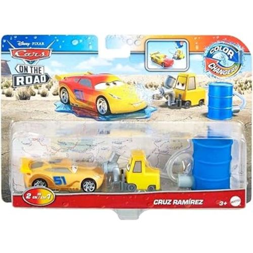 Disney Cars Color Changers 2022 Cars On The Road Cruz Ramirez with Pitty