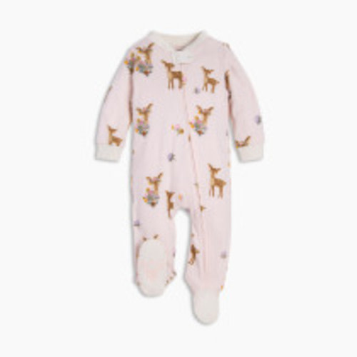Burt's Bees Baby Girls' Organic Cotton Sleep and Play Footed Pajamas