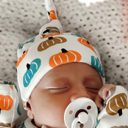 Pumpkin Patch / Organic Beanie – SpearmintLOVE
