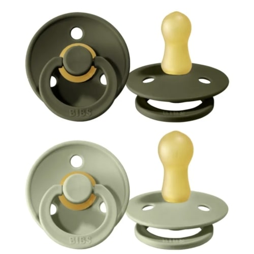 Natural Rubber Dummies - Set of 2 | Green