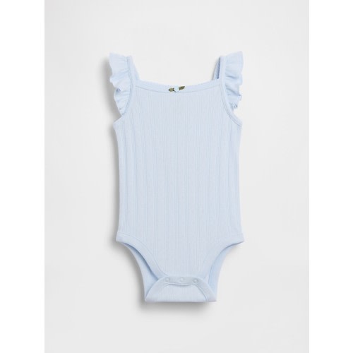 Baby Pointelle Rib Tank Bodysuit