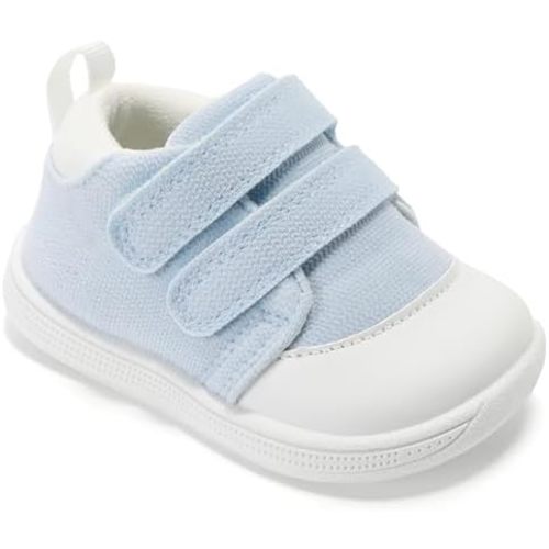 STQ Baby Shoes First Walking Boys & Girls Toddler Wide Toe Box Barefoot Indoor Non-Slip Sole Soft Mesh Breathable Lightweight Newborn Chubby Infant Babies 6-24 Months