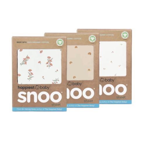 100% Organic Cotton Baby Bassinet Sheets for SNOO