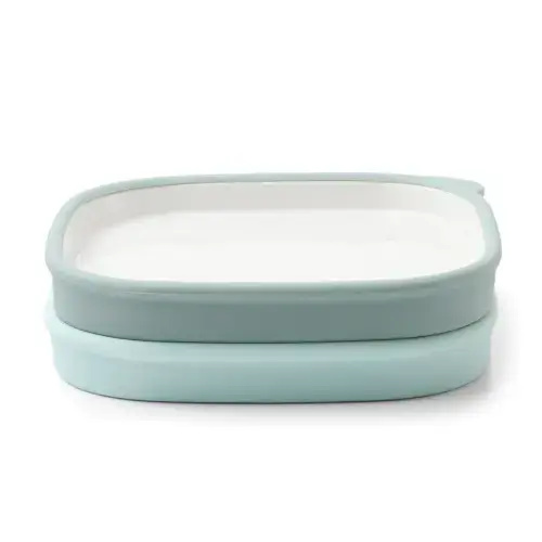 Clean Start Toddler Ceramic Everything Plate - 2 Pack