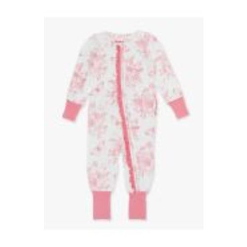 Convertible Ruffle One Piece Pajama, Bamboo Viscose
