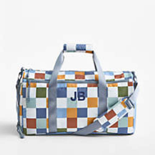Personalized Retro Hopscotch Kids Duffel Bag