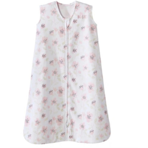 Blush Wildflower Cotton Wearable Baby Blanket Small | HALO